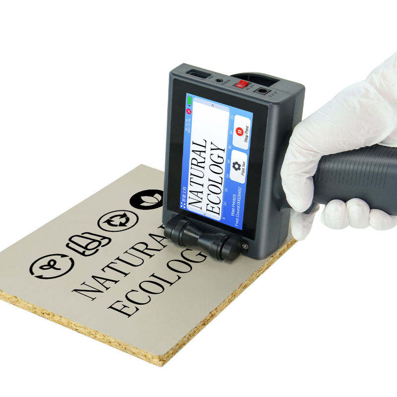 T10 Hot Sale Handheld Portable Battery Powered Belt Inkjet Screen Printer Card Egg Serial Number Batch Coding High-Speed Screen