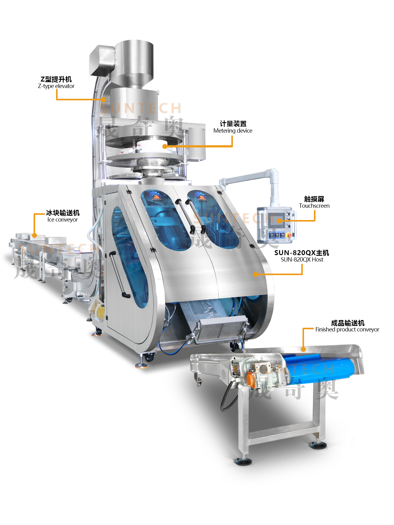 1kg 2kg 5kg Ice Cube Automatic Vertical Bag Forming Filling Sealing Packing Machine China