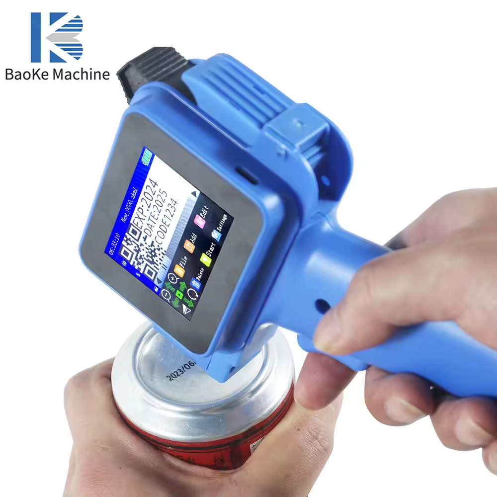 2025 Mini Pro Factory Price Multi-Language Hand Held Inkjet Printer Gun Coding Machine for Bar Code QR Code