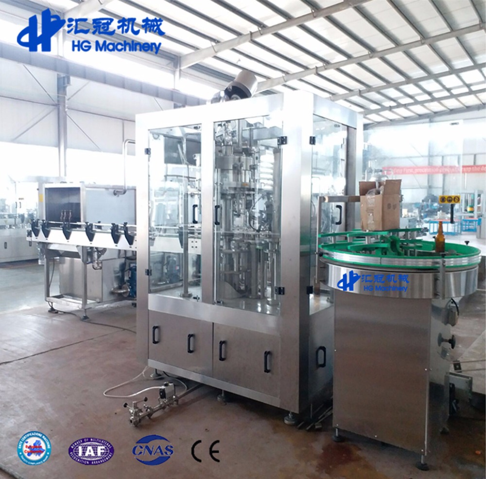 Small Size Fully Automatic Isobaric Beer Filler With Compact Design