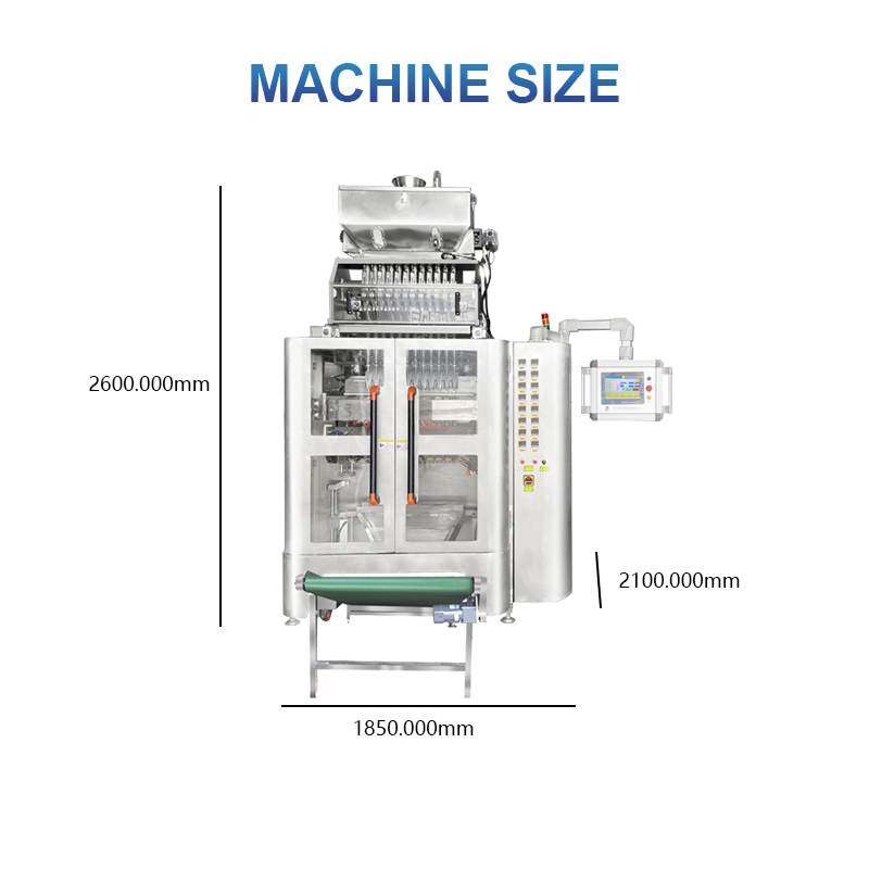 Xuguang Automatic Multi Lanes Granular Back Seal 1-30g 4/6/8/10/12 Lanes Sachet Packing Stick Filling Sealing Packaging Machine