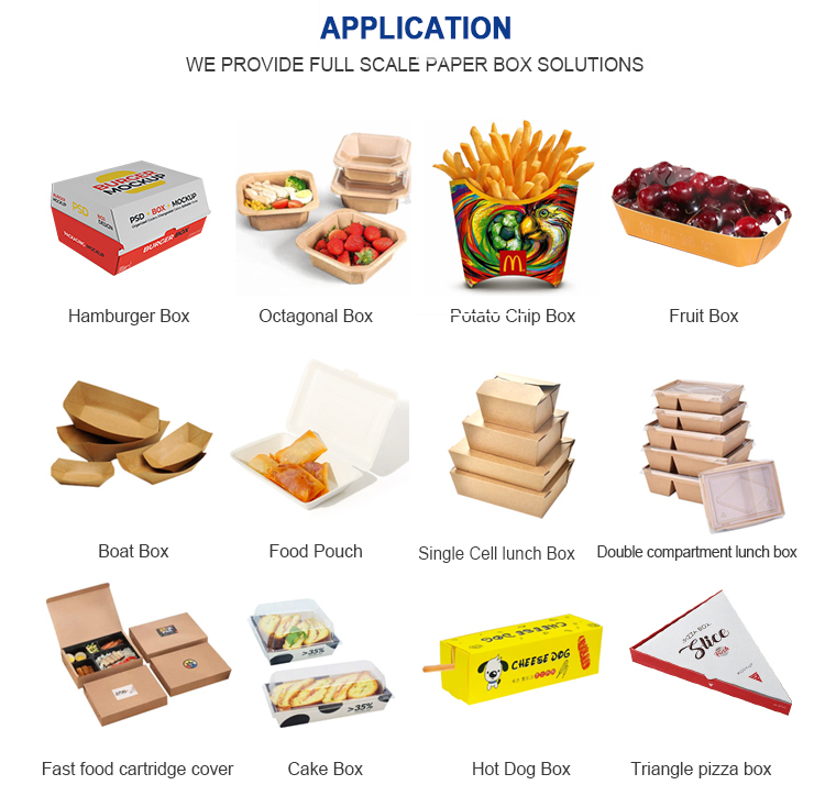 Efficient Auto Food Box Paper Tray Forming Erecting Machines Cake Cartoon Box Making Machine for Pizza Box