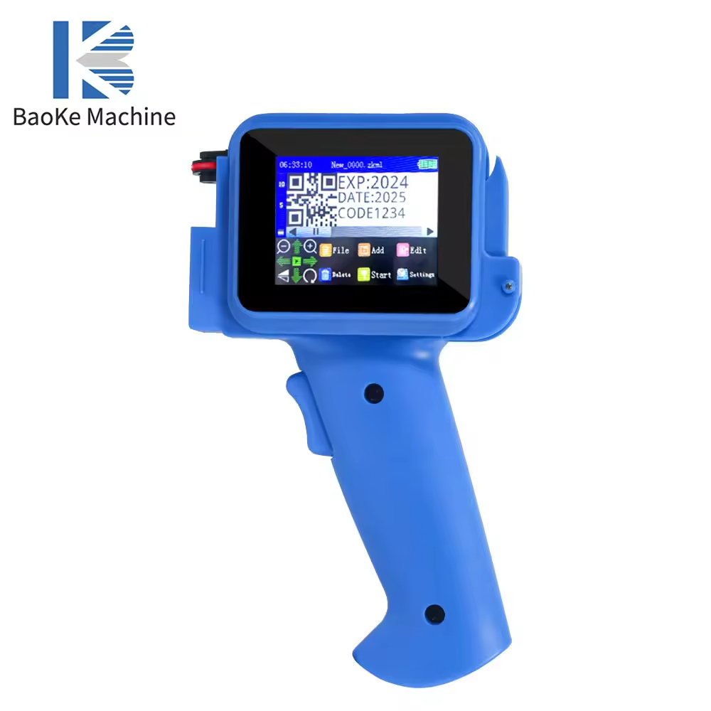 2025 Mini Pro Factory Price Multi-Language Hand Held Inkjet Printer Gun Coding Machine for Bar Code QR Code