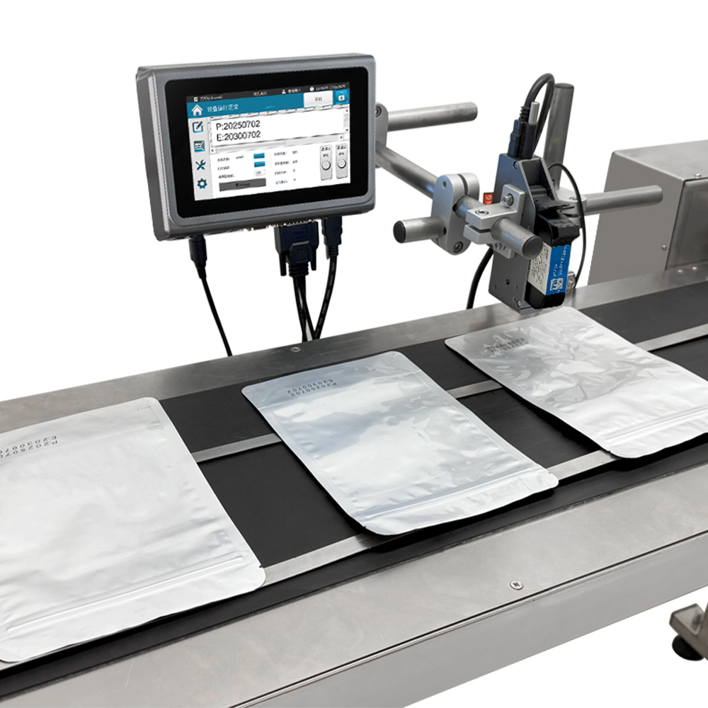 Automatic Online Tij Thermal Inkjet Coding Printer QR Expiry Date Batch Carton Packaging Machine Online Printer