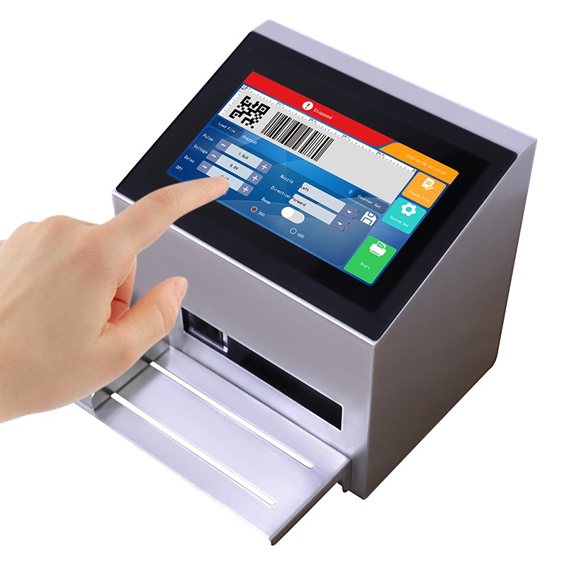 Meenjet New Model MD1 Inkjet Coding Machine Engine-Powered Technology for Paper Cartons Intelligent Batch Printer Easy Operation