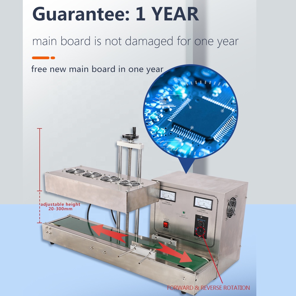 Automatic Plastic Bottle Sealer Sealing Machine Electric Aluminum Foil Sealing Machine Continuous Induction Sealing Machine
