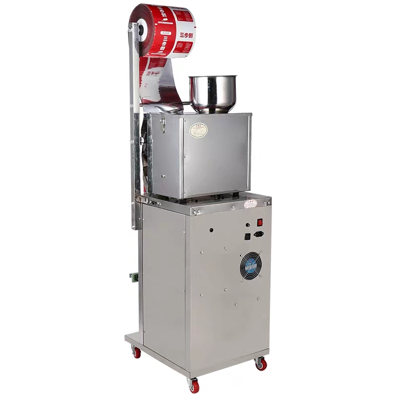 Tea bag packing machine view 3