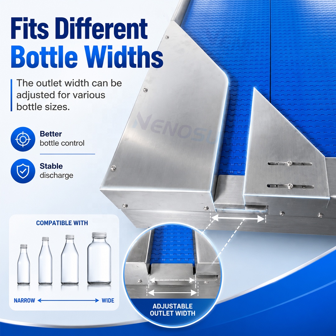 NENOSUN Unscrambler Bottle Sorting Machine Linear Bottle Unscrambler
