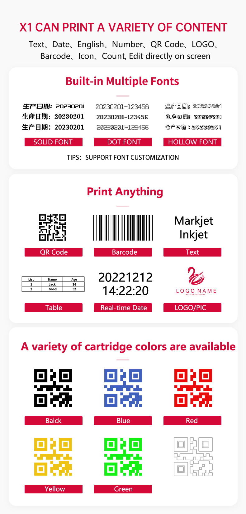 Desktop Inkjet Printer Application Showcase