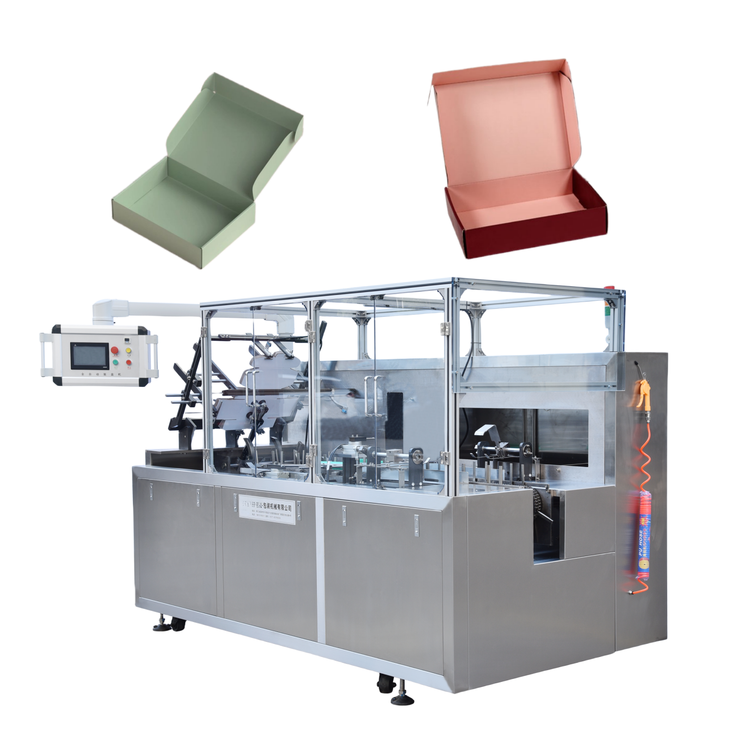 Automatic Box Erecting Machine - Multi-Functional High-Speed One-Piece Folder &amp; Machine for Airplane Boxes and Fruit Gift Boxes