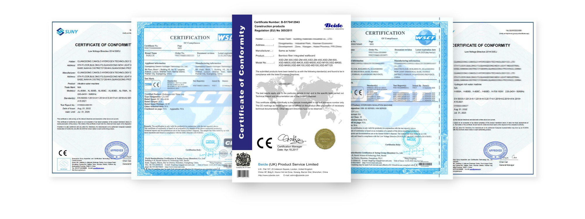 Product Certifications