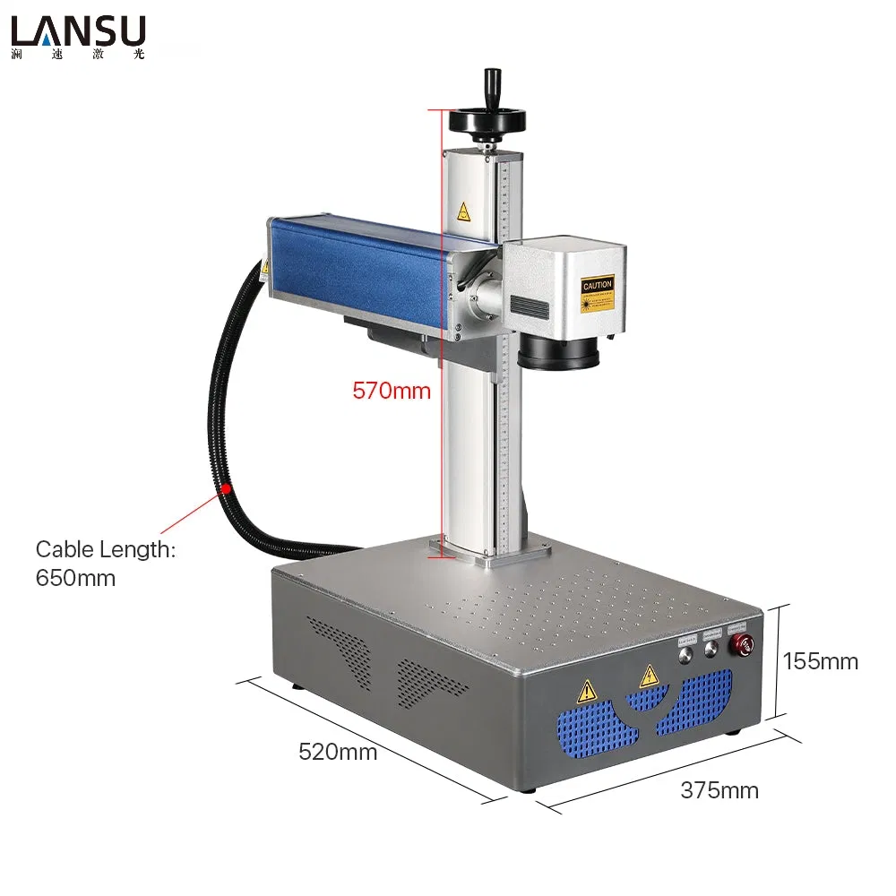 20W Metal Silver Gold Jewellery Fibre Optic Engraving Laser Mini Marking Machine