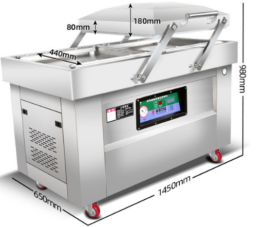 DZ400/2 Double Chamber Automatic Vacuum Sealer Machine Bag Packaging Vacuum Packing and Sealing