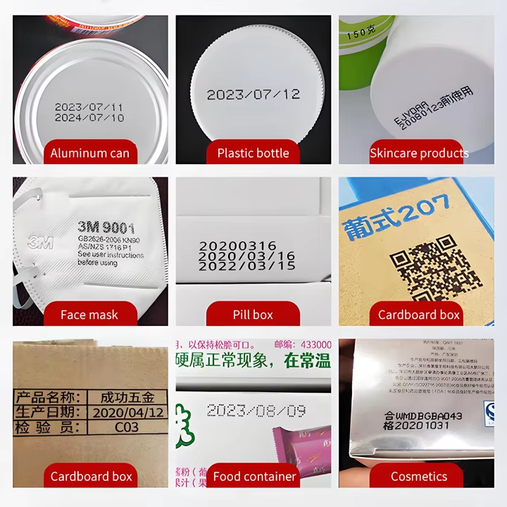2025 Tij Grade 12.7mm Variable Expire Date QR Code Series Number Automatic Online Coding Machine Batch Printing Inkjet Printer