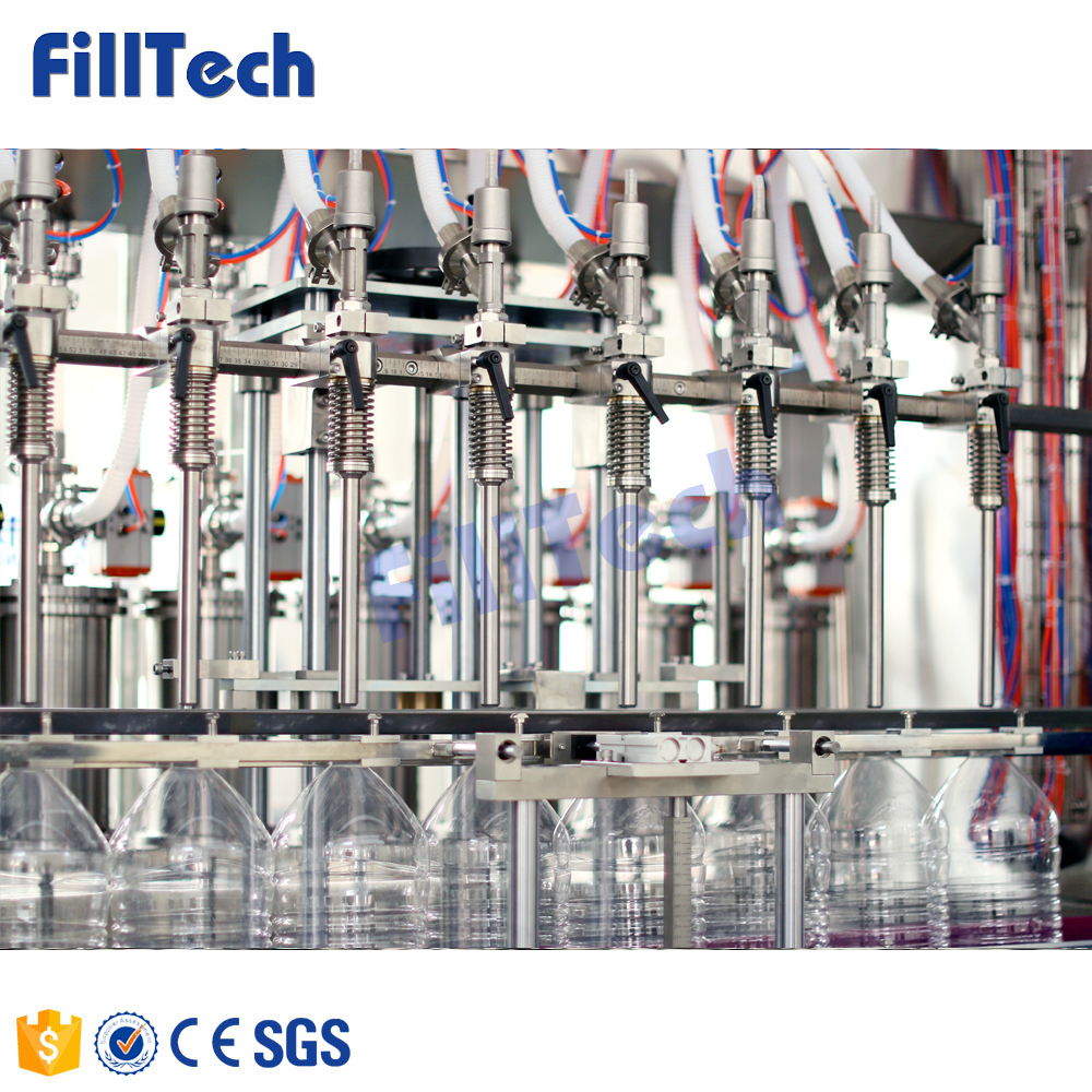 Automatic Piston Filling Machine 8 Head Detergent Filling Machine Linear Type Tomato Paste Filling and Sealing Packing Machine