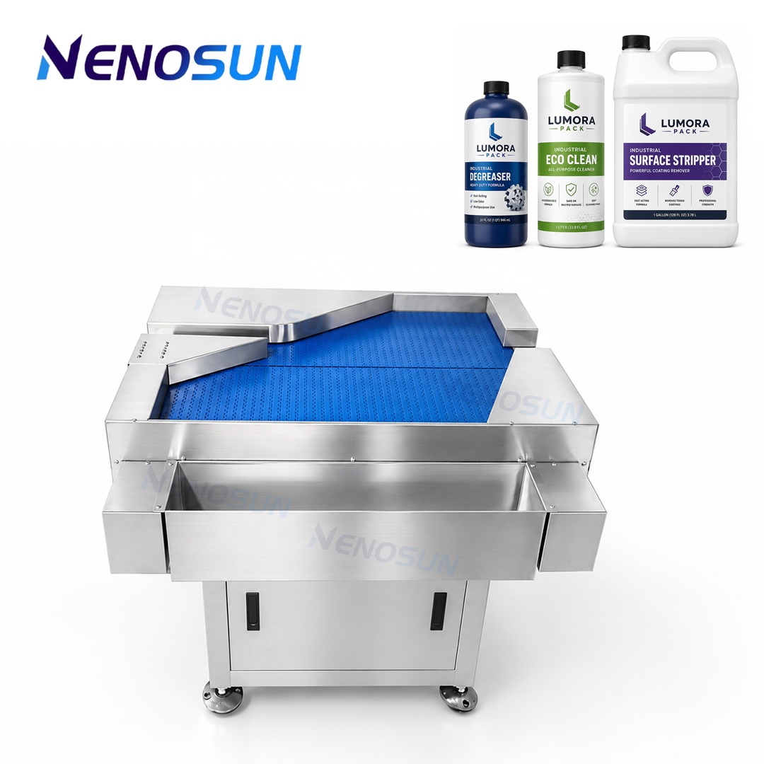 NENOSUN Unscrambler Bottle Sorting Machine Linear Bottle Unscrambler