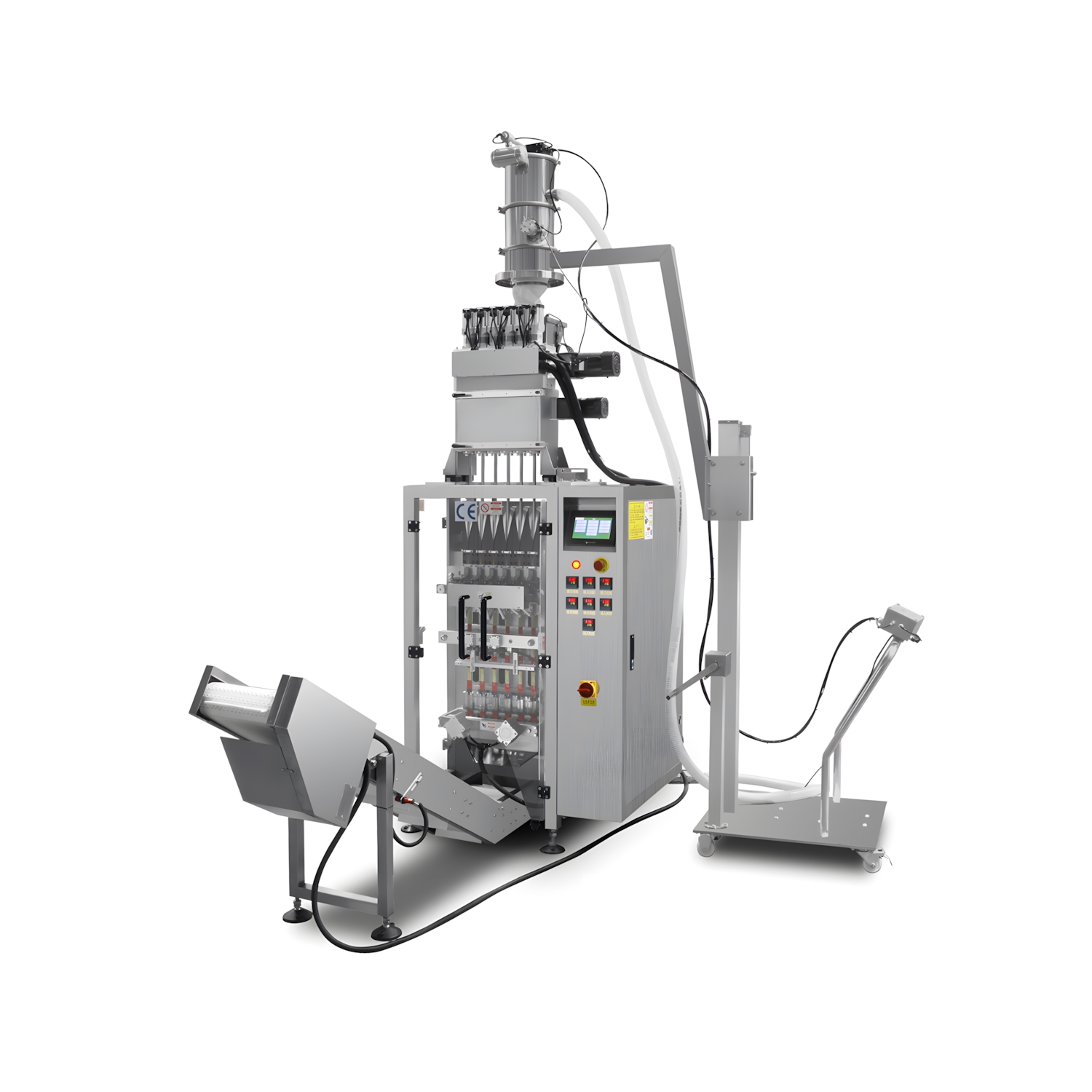 Automatic Vertical Form Fill Seal Multi Lane Stick Pack Sachet 6 Multi-line Packing Machine for Powder