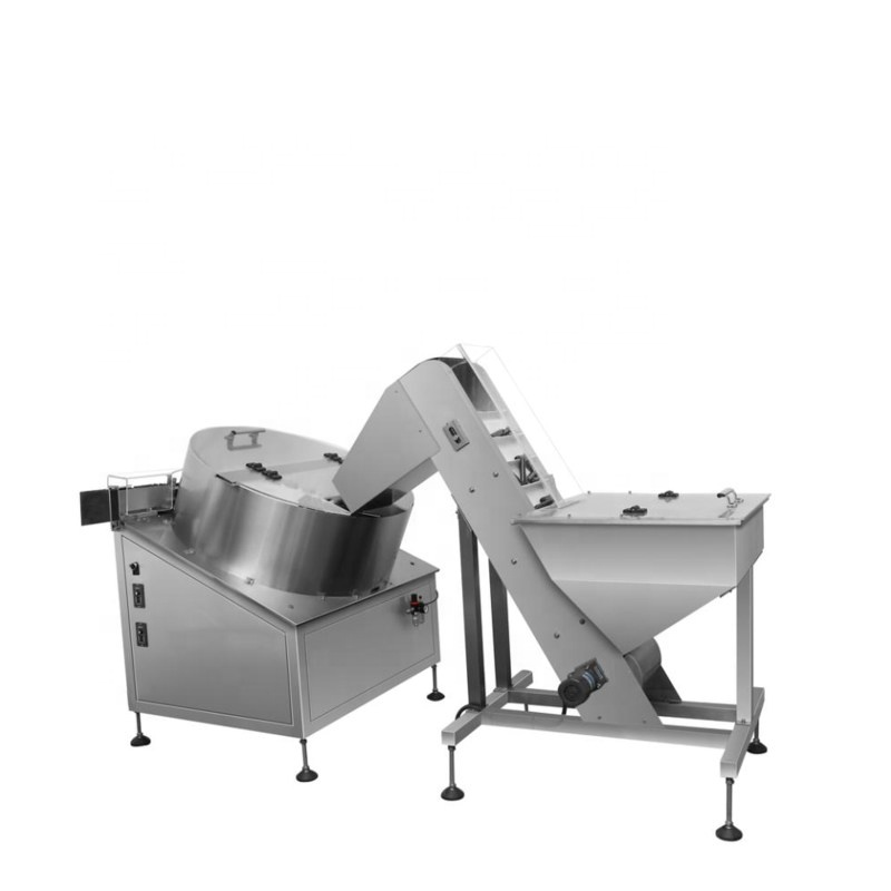 High Speed Full Automatic Stainless Steel PET Vial Small Bottle Unscrambling Sorting Machine 120 Bottles/Min Shengsen Brand