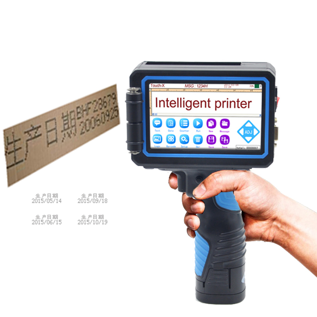 Chinese Tij Industrial Corrugated Box Online Thermal Portable Handjet Hand Held Ink Jet Label Coding Handheld Inkjet Printer