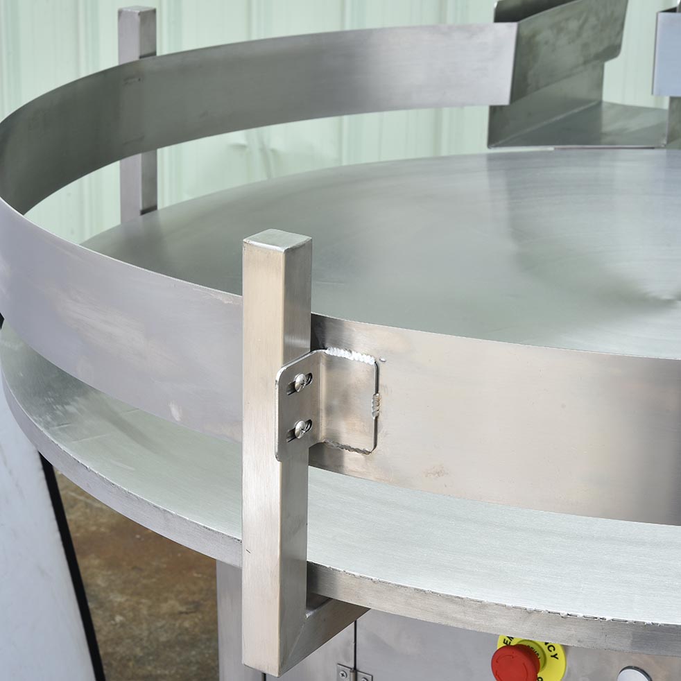 Automatic Round Rotary Turntable Bottle Feeder Machine / Unscrambling Collecting Turning Table