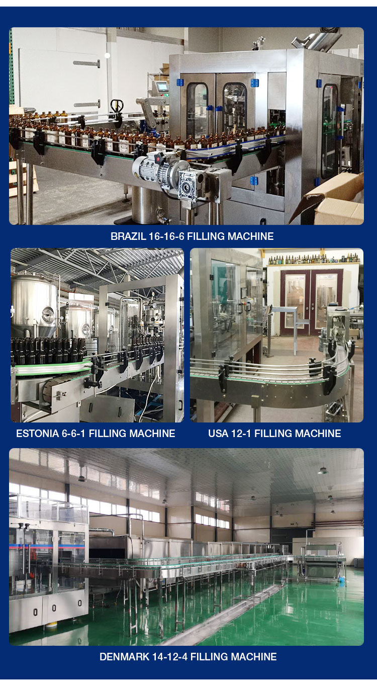 Small Size Fully Automatic Isobaric Beer Filler With Compact Design