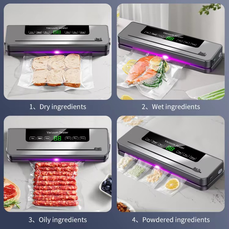 Wholesale Household Automatic Dual-Purpose Plastic Mat Electric Vacuum Sealing Machine for Wet Dry Food Packaging Convenient
