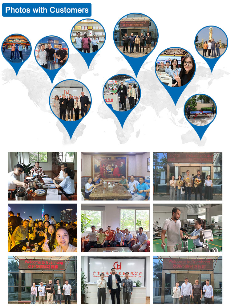 Customers visiting factory