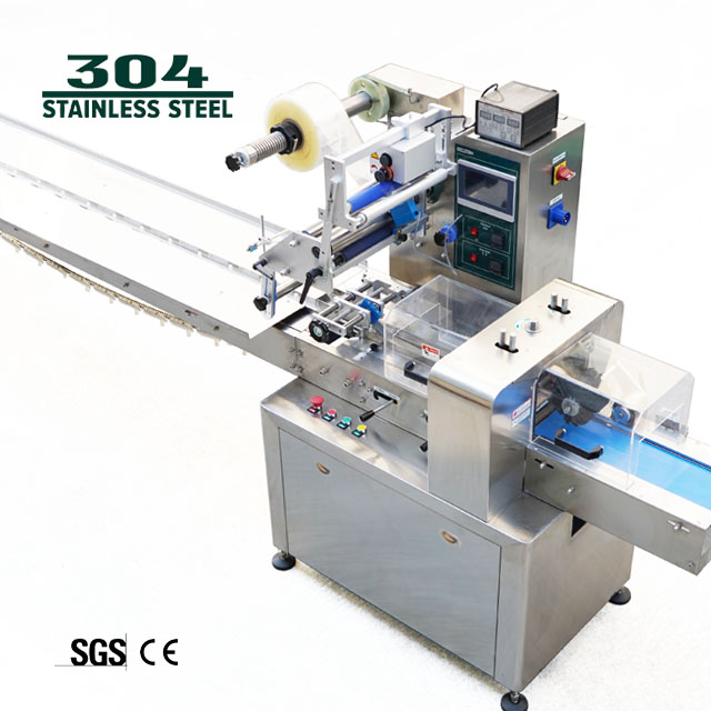 Automatic Small Mini Flowpack Wrapping Wrap Packaging Equipment Horizontal Flow Wrapper Pack Machine Manufacturer Price for Sale