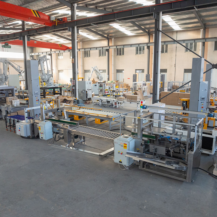 End of Packing Line Carton Erector Machine Automatic Anti-Explosion Case Erecting Machine