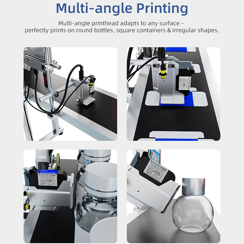 Automatic Online Tij Thermal Inkjet Coding Printer QR Expiry Date Batch Carton Packaging Machine Online Printer