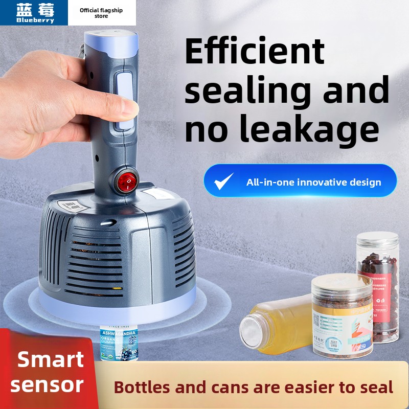 Handheld Electromagnetic Induction Sealer 50-130mm Large-Scale Industrial Application Sealing Glass Cans Bottles Semi-Automatic