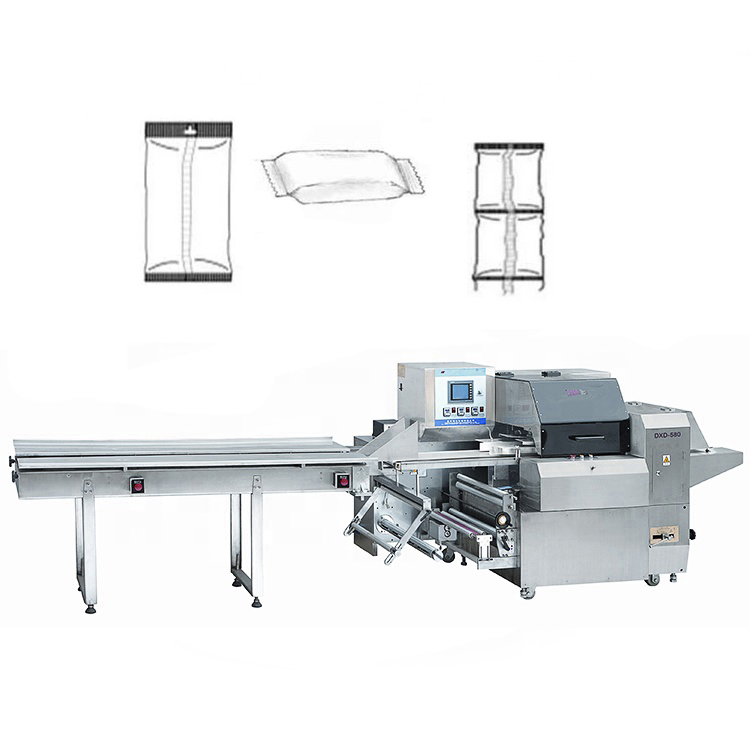 ECHO Automatic Bag Pouch Foil Film Flowpack Pillow Horizontal Flow Seal Packaging Machine