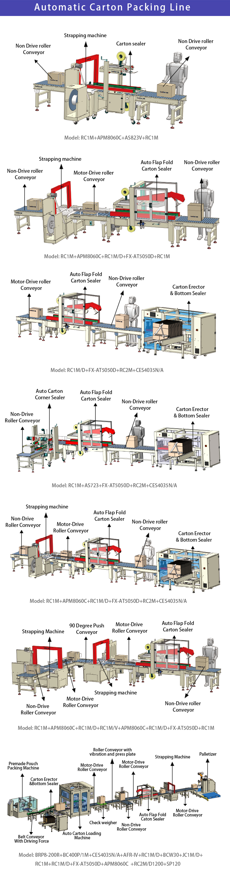 Carton Erector Internal View