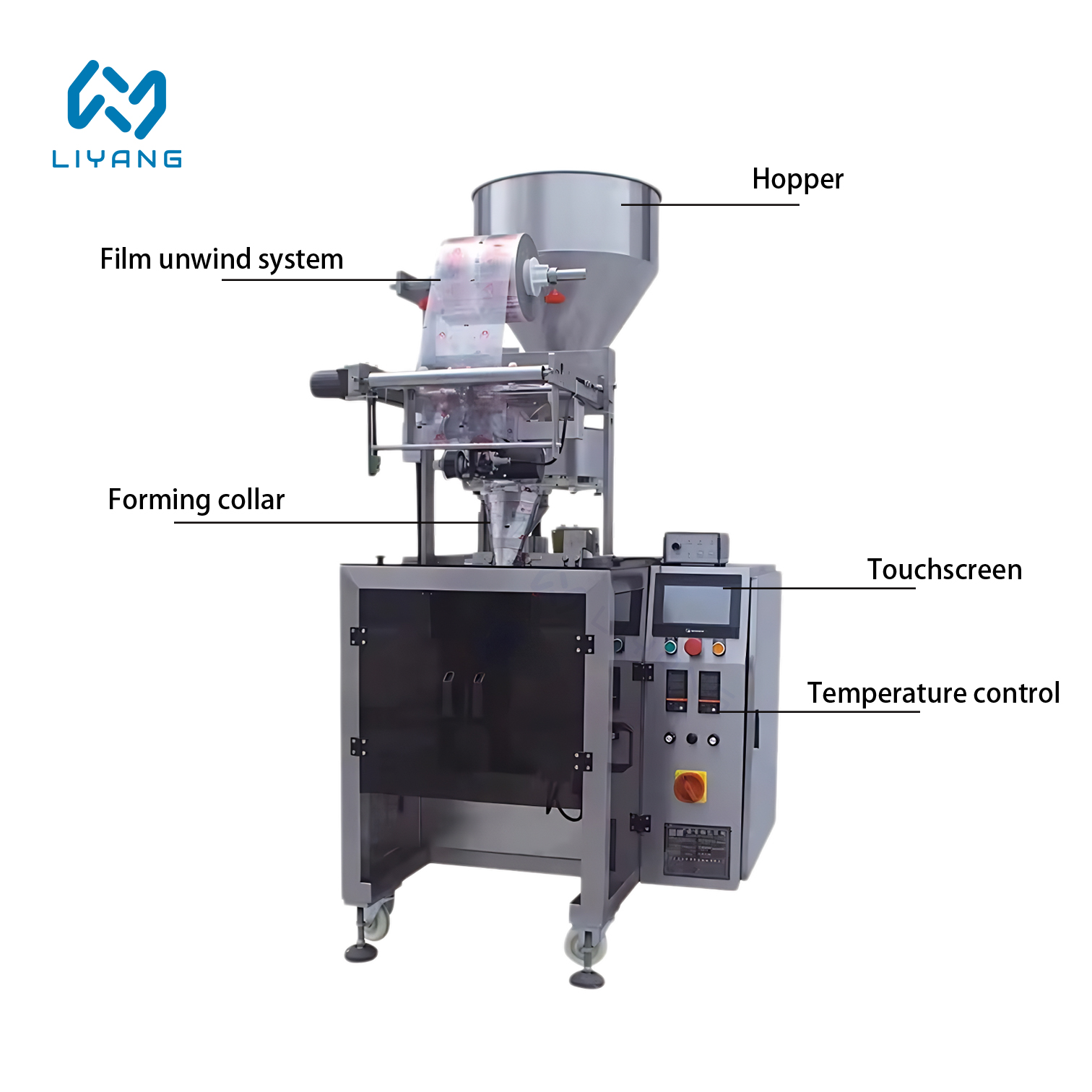 Small Business Automatic Vertical Form Fill Seal Granule Sachet Packaging Salt/Sugar Sachet Packing Machine