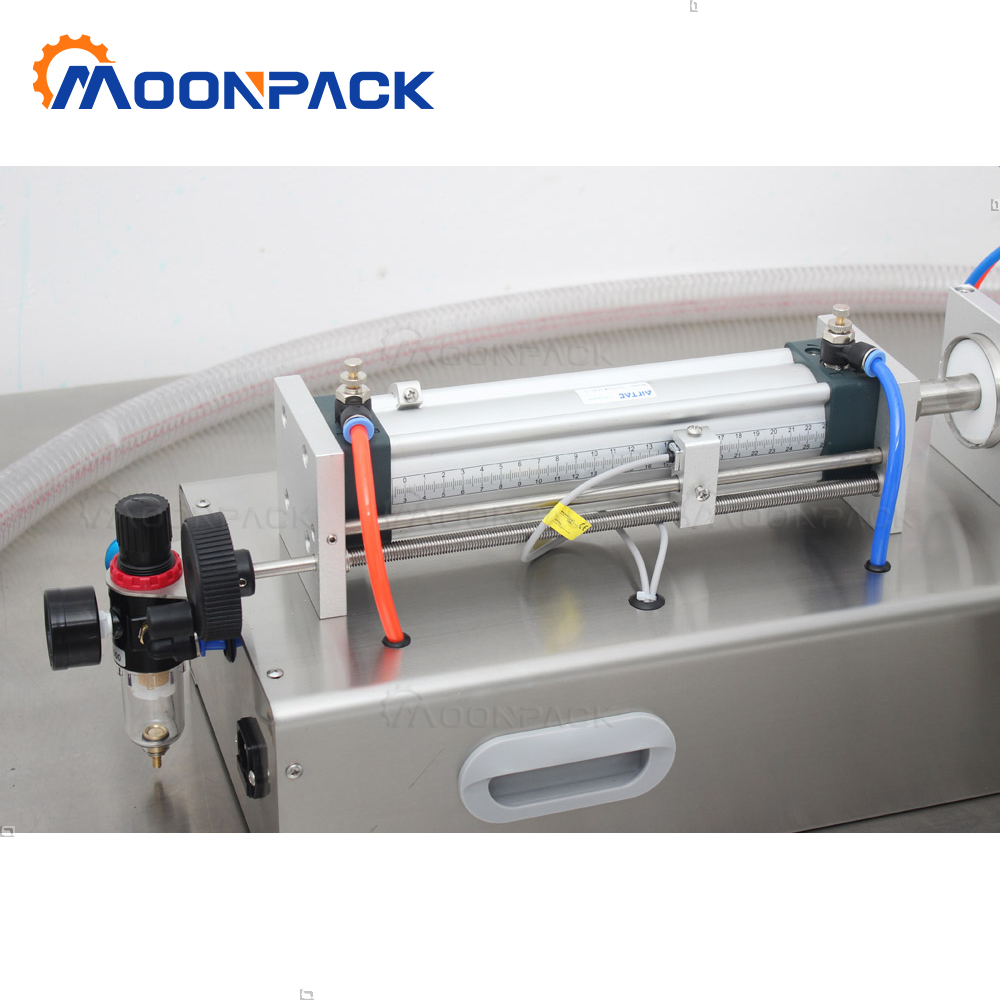 Moonpack G1WYD100-1000ml Liquid Filling Machine Perfume Water Honey Semi-automatic Piston Filling Machines For Bottles Cans