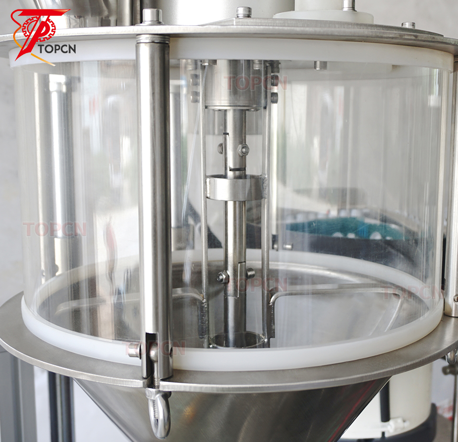 Auger Filler Spices Chili Coffee Milk Powder Jar Automatic Bottle Screw Powder Filling Machine Capping Labeling Packing Line