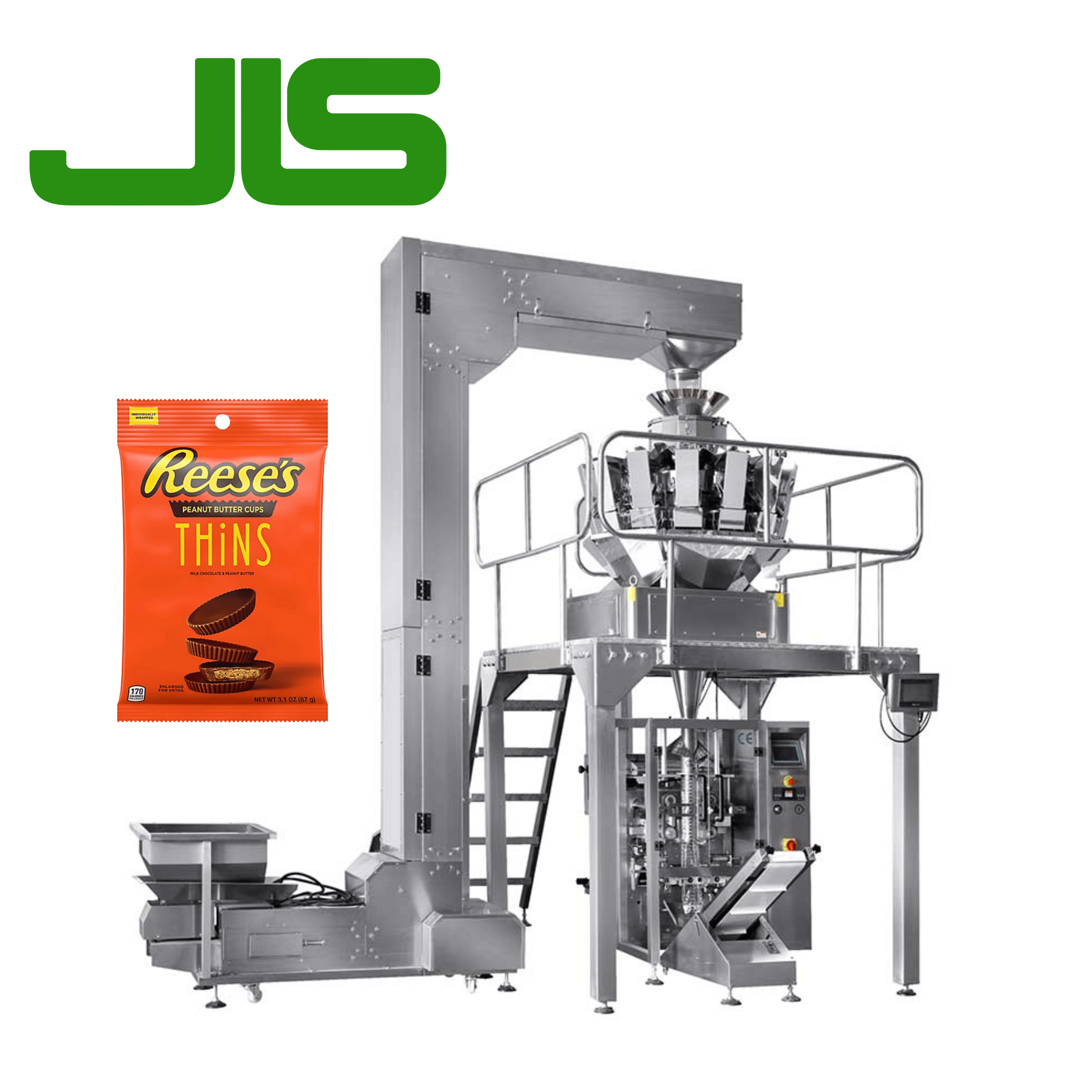 Automatic 50g 100g 200g 500g 1kg 3kg Cookie/Biscuit/Cracker Bag Multi-function Vertical Form-Fill-Seal Packing Machine