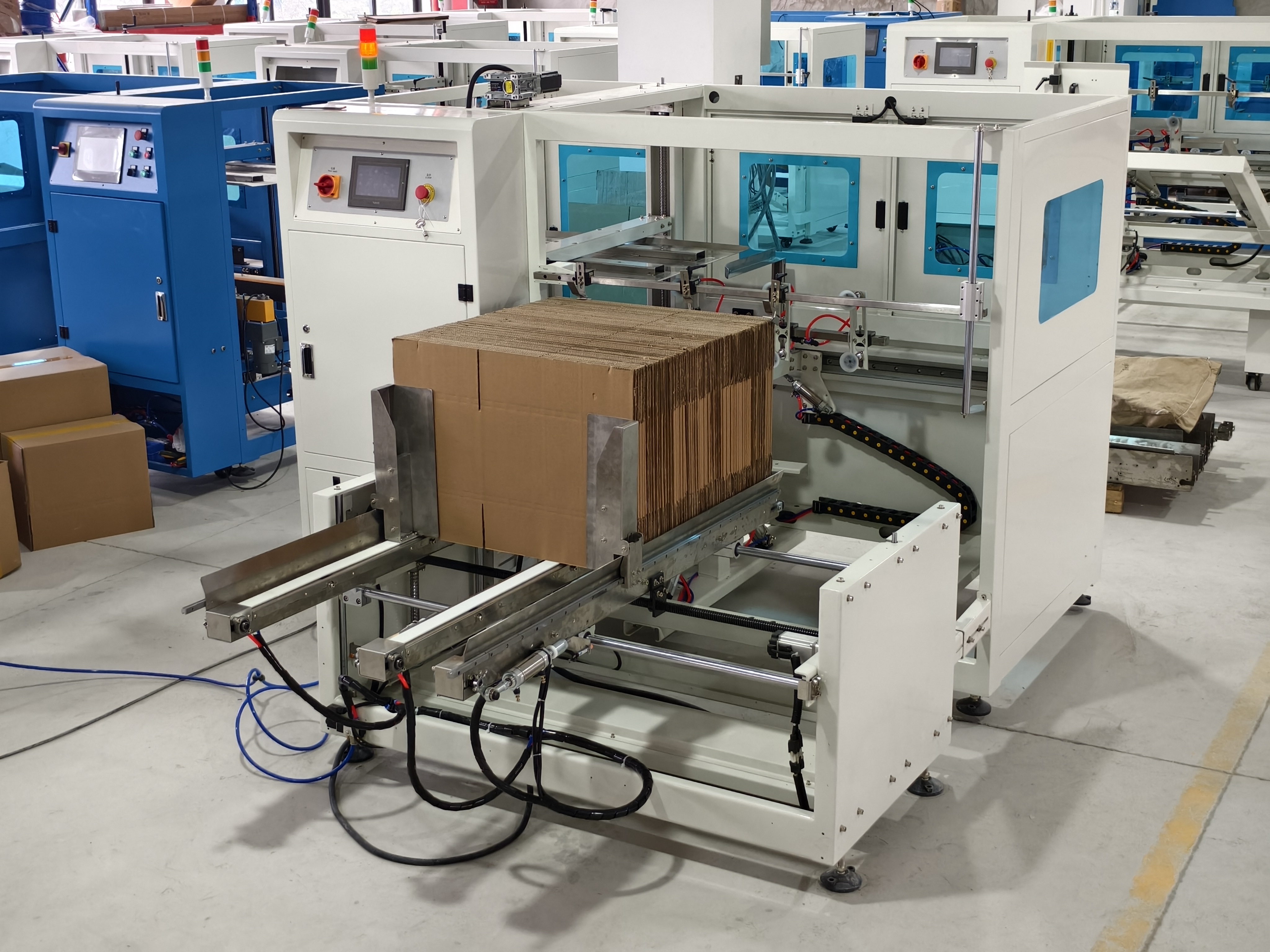 High Quality Fully Automatic Box Carton Case Erecting Machine Carton Erector