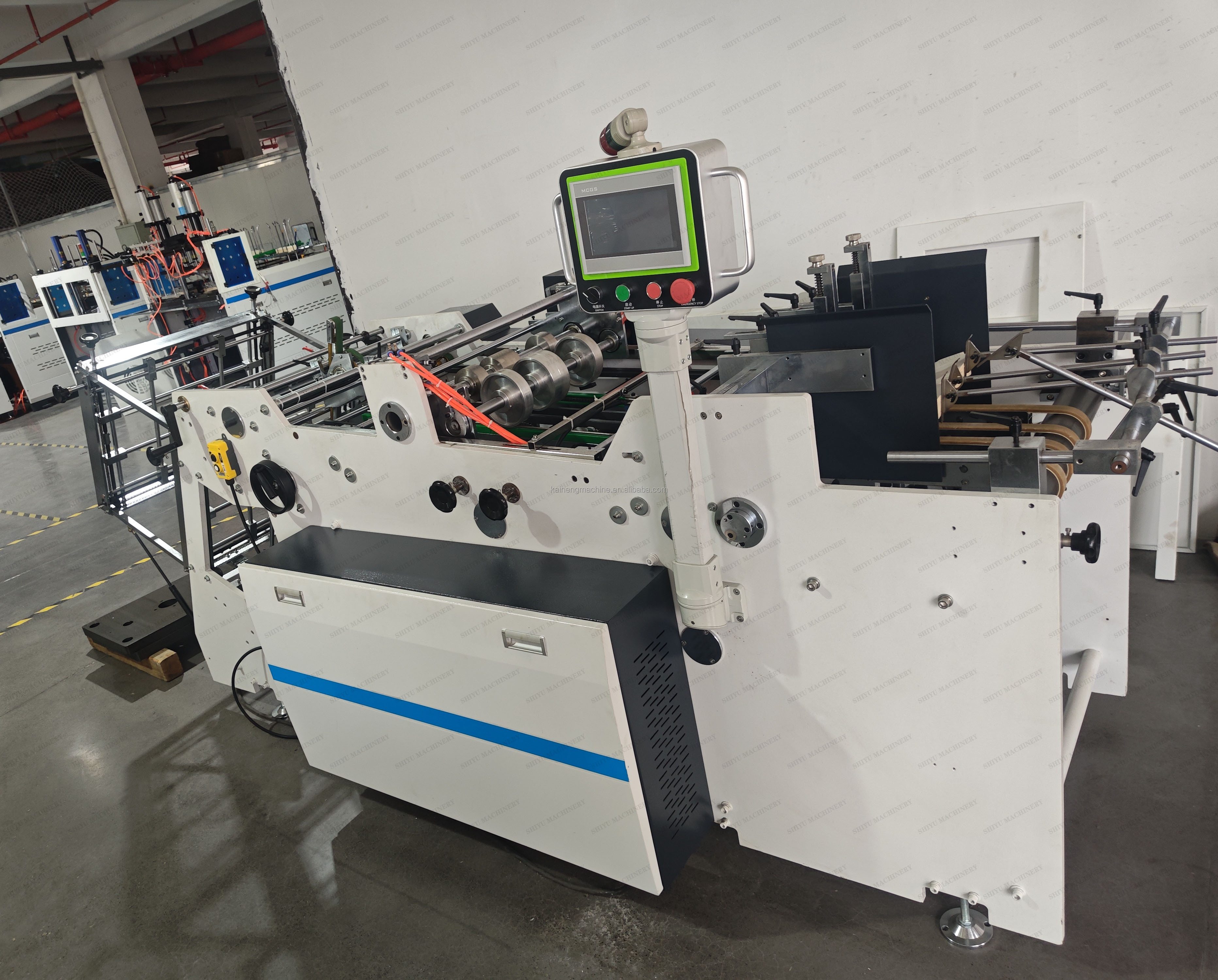 Automatic Electric Motor-Driven Cartoon Box Erecting Folding Closing and Taping Machine for Food &amp; Beverage Packaging