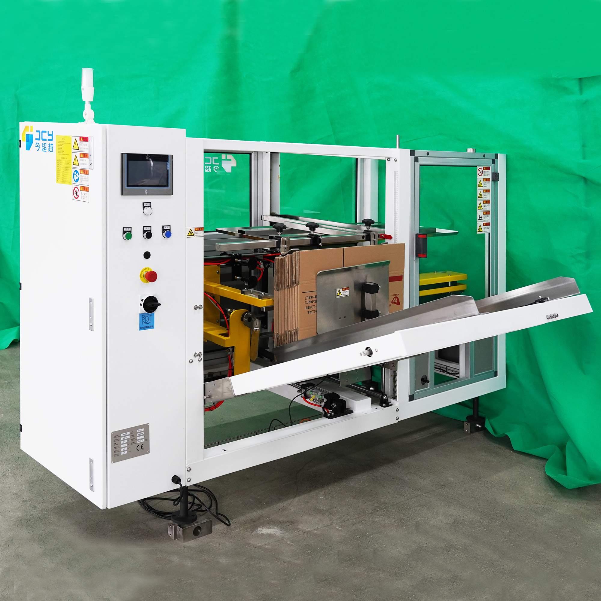 Automatic Paper Carton Erecting Machine Forming Opening Folding Case Carton Erector