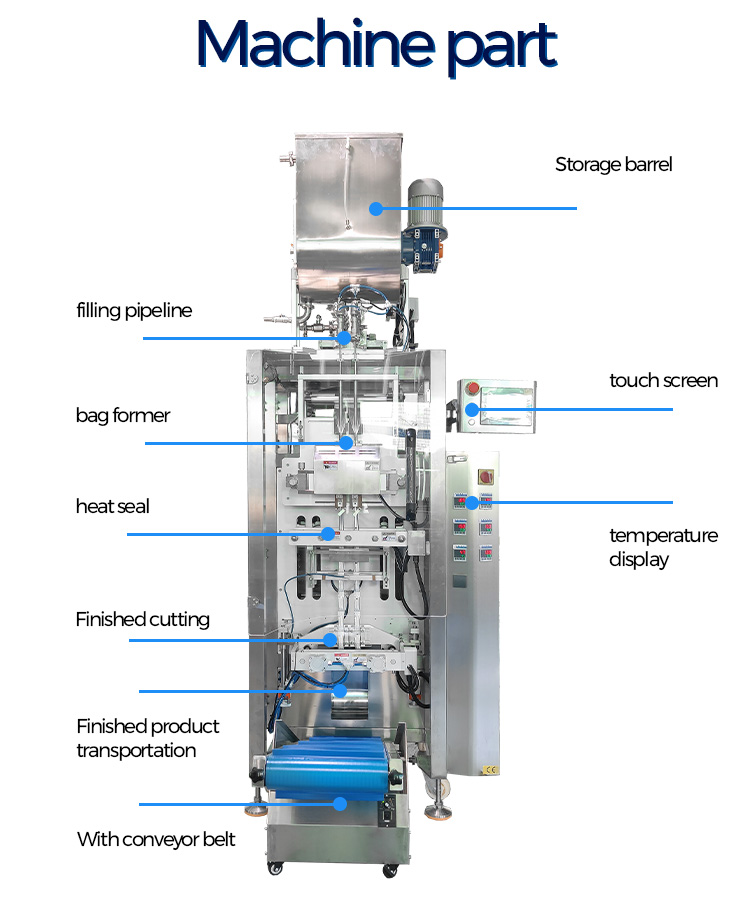 5ml -30ml High Quality Automatic Multi Lane Liquid Oral Liquid Sachet Strip Back Sealing Bag Packaging Machine Equiment