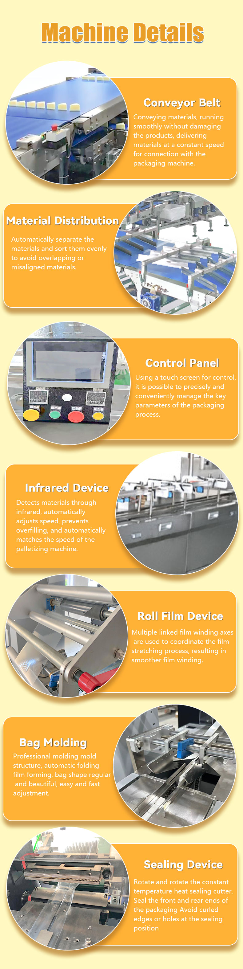 Pillow Packing Machine Feed System