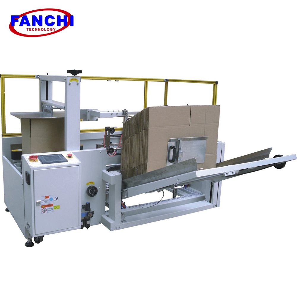 Lowest Factory Price Carton Erector High Speed Carton Erecting Machine case Erector From Shanghai Fanchi-tech