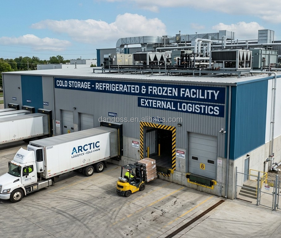 Professional Airtight Thermal Insulated Steel Structure Warehouse for Pharmaceutical Cold Chain and Fruit Storage