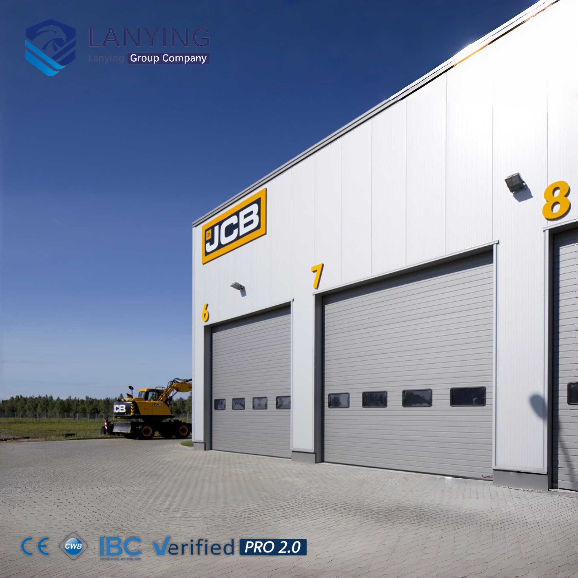 Hybrid Steel Structure Office and Workshop Building Prefabricated Commercial and Industrial Construction