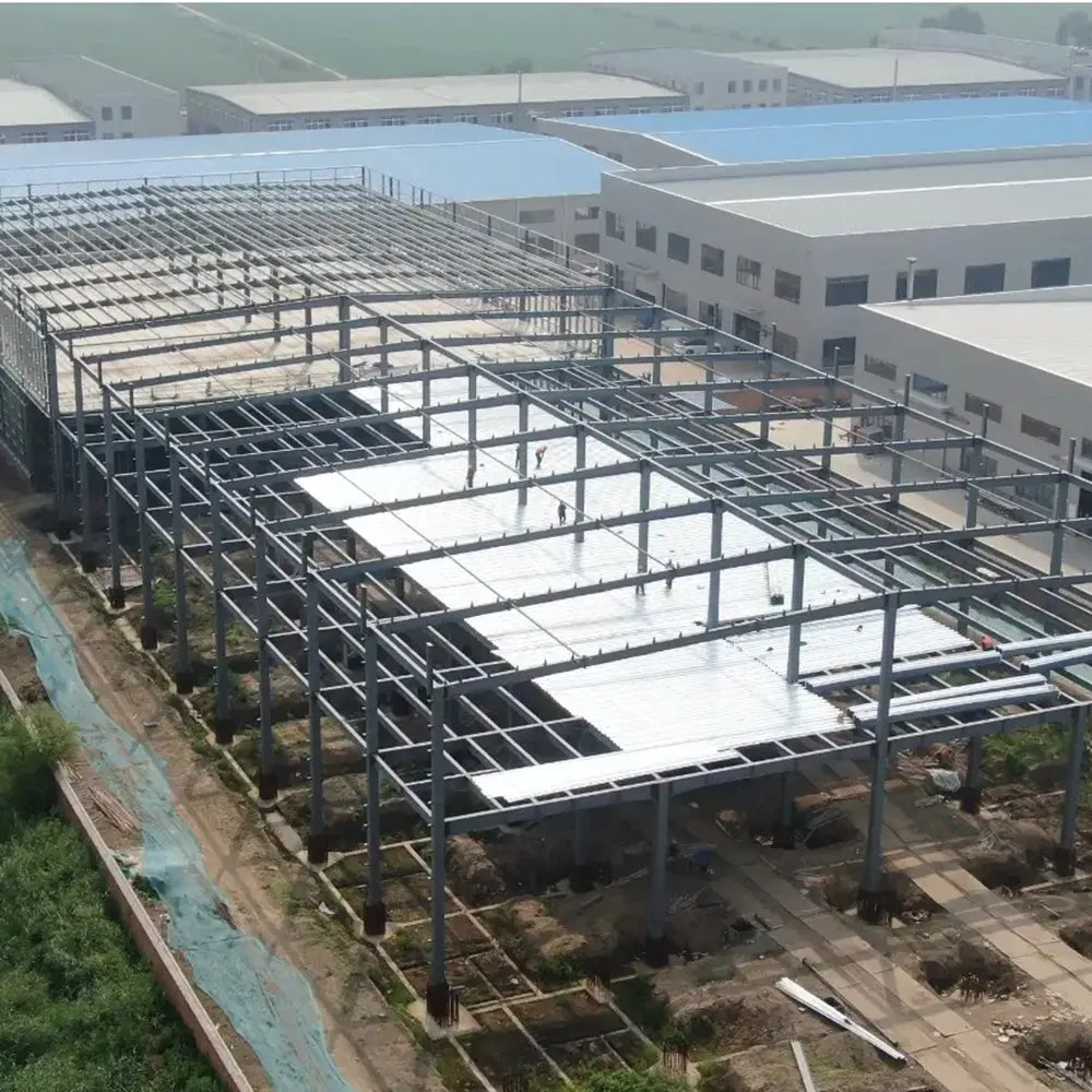 Prefabricated Large Span Steel Structure Warehouse Construction Building for Industrial Storage