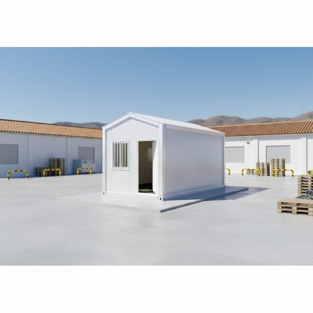 Rapid Deployment Folding Container House Windproof Mobile Modular Camp Housing Large Scale Site Office Sandwich Panel Warehouse