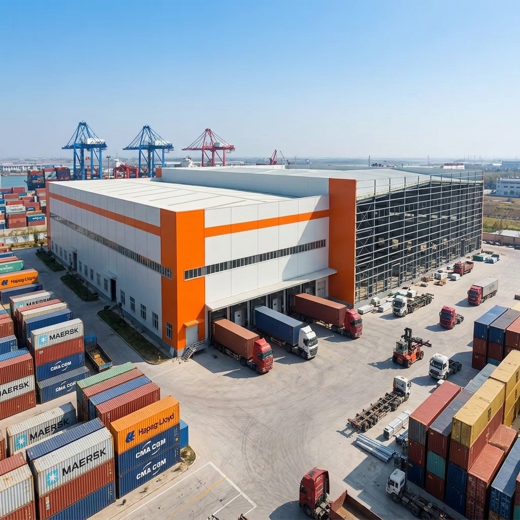 Portable Durable Steel Structure Warehouse for Temporary Storage