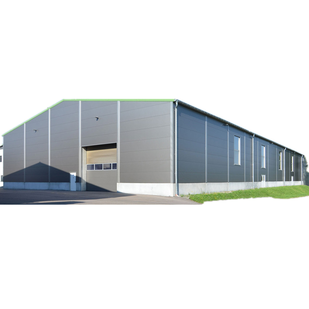 Modern Prefabricated Steel Nave Industrial Warehouse for Logistics Distribution Centers Shops &amp; Office Buildings Easy Assembly