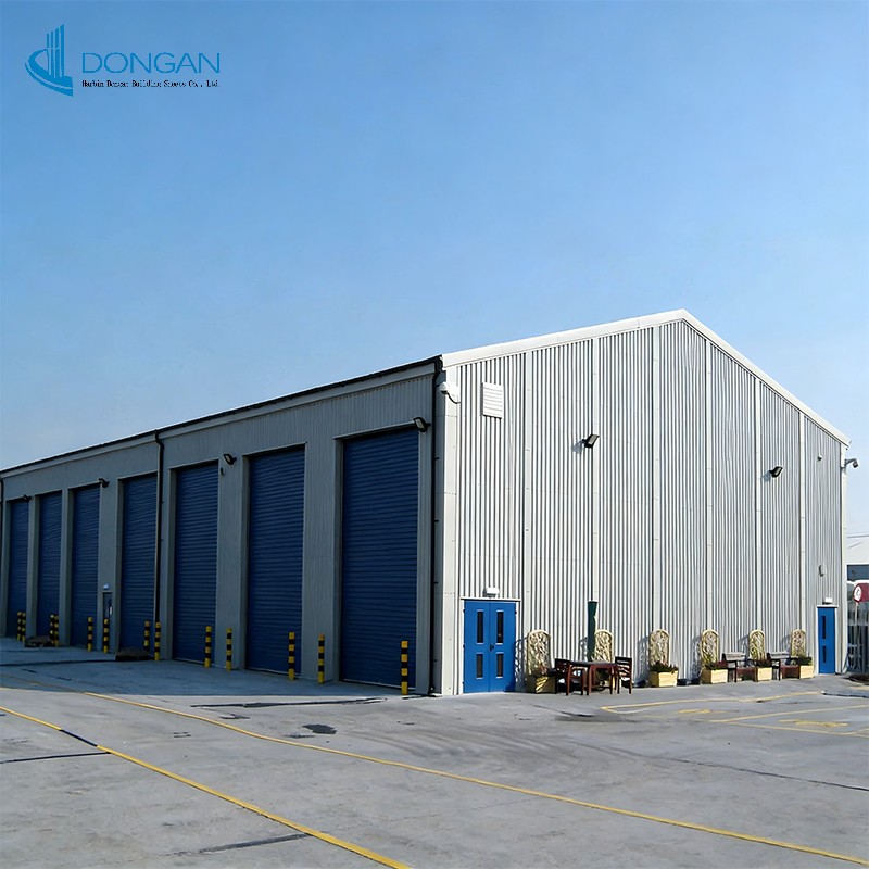 Industrial Steel Structure Factory Building - High Rigidity Prefabricated Warehouse For Logistics